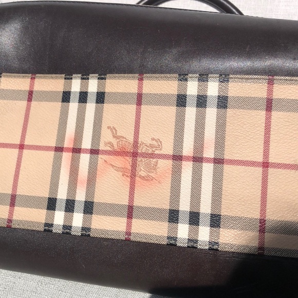 Burberry Haymarket Diaper Shoulder Crossbody Bag - Picture 6 of 16